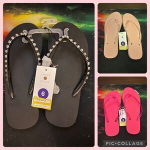 Shade & Shore A New Day Women's Sandals - Size 6 Lot